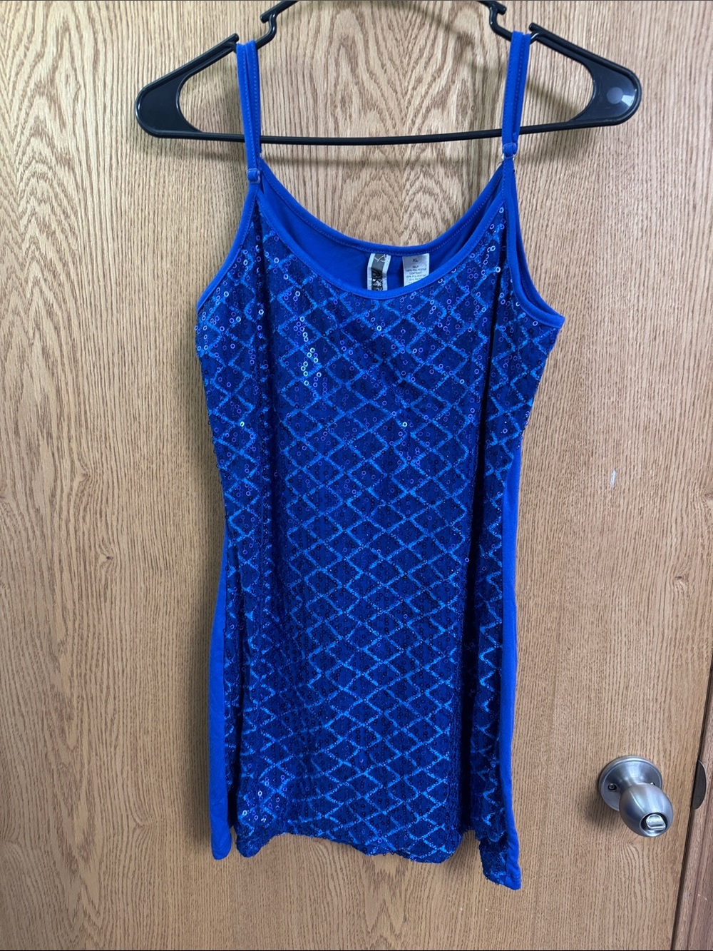 BKE‎ Royal Blue Sequin Tank Top